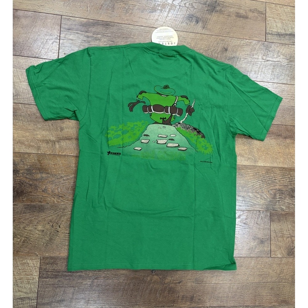 NWT Vintage 1993 Looney Tunes Taz Irish Tee St. Patricks Day Large Green USA - Picture 2 of 9